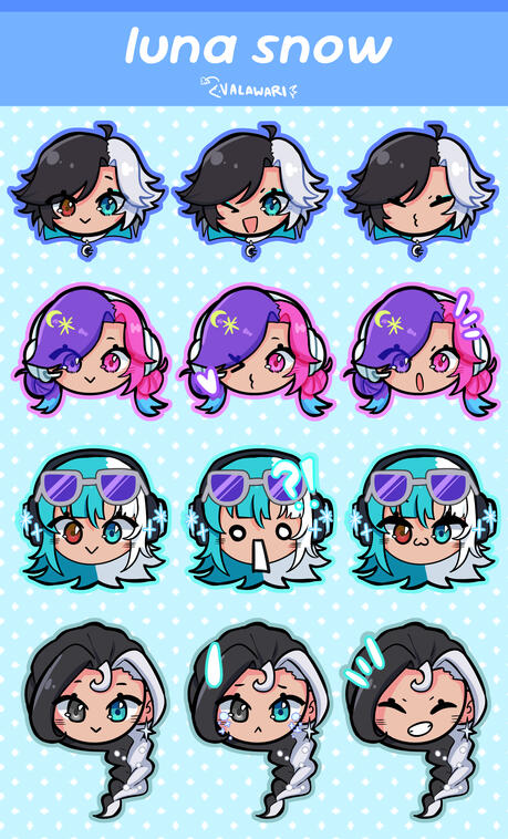 Marvel Rivals Emotes - Luna Snow