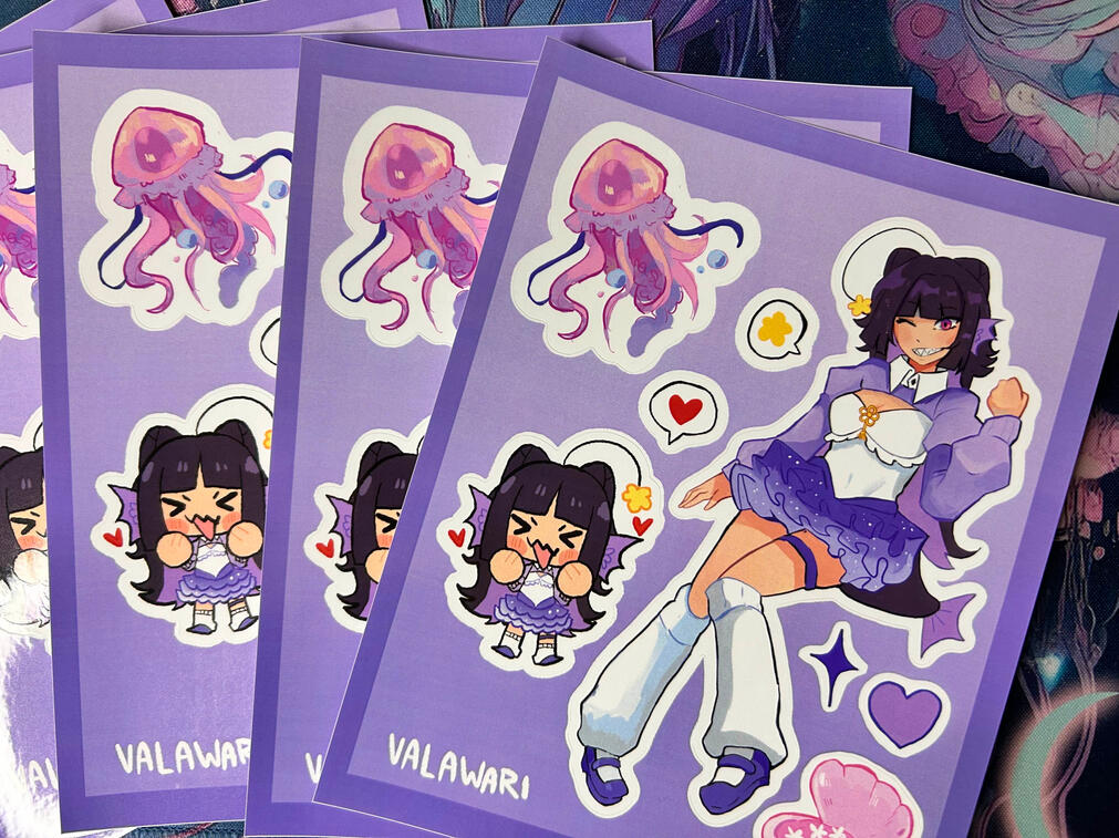 vala sticker sheet