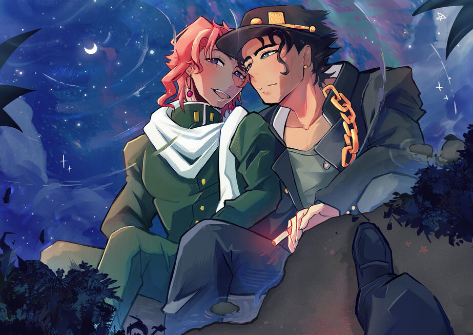 Kakyoin + Jotaro
